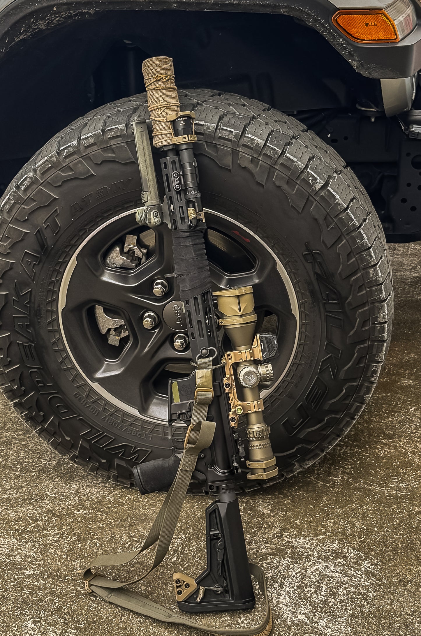 Scope Cap Set - Nightforce NX8 2.5-20x50mm