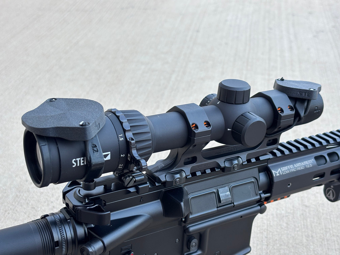 Scope Cap ARD Set - Steiner P4Xi 1-4x24mm